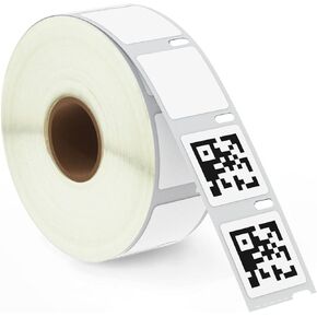 BETCKEY - Compatible DYMO 30332 (1" x 1") Square Multipurpose Labels - Compatible with DYMO Labelwriter 450, 4XL & Zebra Desktop Printers [10 Rolls/7500 Labels]