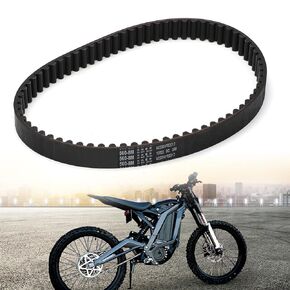 Motorcycle Electric Bike Drive Belt for Surron Sur-Ron Light Bee X Surron X160 X260 for Talaria Segway X260 X160 560-8M Electric Dirt Bike Black Drive Belt Replacement Motorcycle Accessories