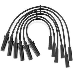 A-Premium Ignition Spark Plug Wires Set of 6 Compatible with Dodge Grand Caravan Chrysler Town & Country 2001-2010 Grand Voyager Pacifica Volkswagen Routan
