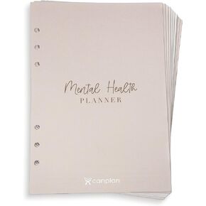 CanPlan Mental Health Planner Refills (12 Months of Inside Pages Only), Best Mental Health Planner, Best Self Care Gift, Mental Health Gift