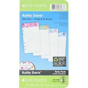 إعادة تعبئة دفتر ملاحظات مؤقت يومي، 3-3/4 بوصة × 6-3/4 بوصة، حجم محمول، كاثي ديفيس (53400) in Kuwait