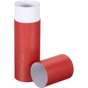 PATIKIL 2 Inch x 17 Inch Poster Tube, 1Pcs Photo Storage Tube Portable Shipping Mailing Tubes Calligraphy Painting Tubes Round Carrying Case for Storing Paper Art Map Documents, Red