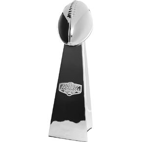 Fantasy Football Trophy - 14 INCHES Large - Chrome Replica Trophy Made for Fantasy Football Champions