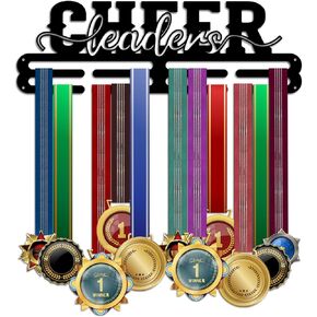 PH PandaHall Medal Hanger Display Medal Holder Rack Wall Mount Hanger Decor Trophy Shelf Tiered Award Rack Award Ribbon Hanger with Gift Box for Over 50 Medals Easy to Install