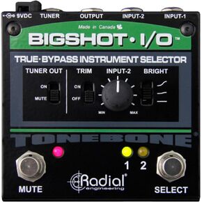 Radial Engineering Big Shot i/o True Bypass Instrument Selector Pedal