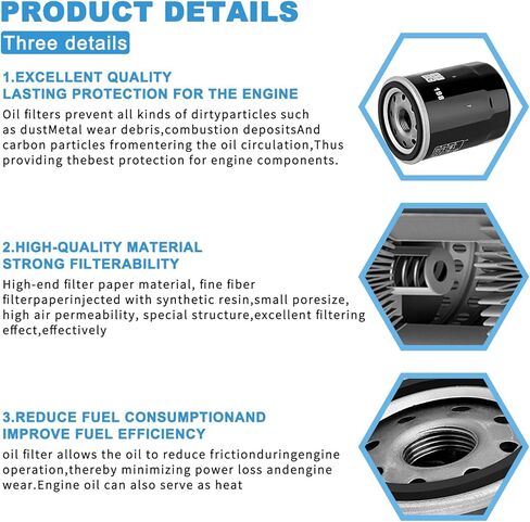Oil Filter 2540122 2540086 for Polaris Ranger 570 700 800 900 1000 Ranger XP 700 800 900 1000 RZR 800 900 Sportsman 700 600 General 1000 in Saudi Arabia