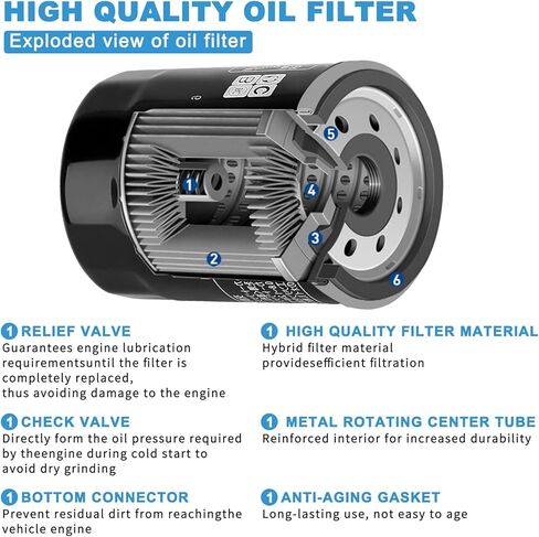 Oil Filter 2540122 2540086 for Polaris Ranger 570 700 800 900 1000 Ranger XP 700 800 900 1000 RZR 800 900 Sportsman 700 600 General 1000 in Saudi Arabia