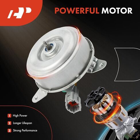 A-Premium Engine Radiator Cooling Fan Motor Compatible with Infiniti G35 2003-2007 & Nissan 350Z 2003-2009, 3.5L, 2-PC Set, Replace# 21487CD00A, 21487CD000 in Saudi Arabia