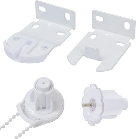 Roller Shade Clutch Roller Shade Clutch Bracket for 38mm (1-1/2 in) Tube Replacement Spare Repair Parts Metal Core Clutch Roller Blind Clutch with Metal Bracket & Bead Chain (White) in Kuwait