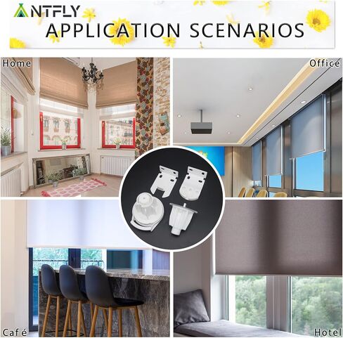 Roller Shade Clutch Roller Shade Clutch Bracket for 38mm (1-1/2 in) Tube Replacement Spare Repair Parts Metal Core Clutch Roller Blind Clutch with Metal Bracket & Bead Chain (White) in Kuwait