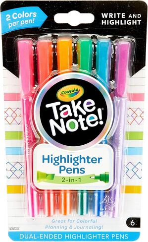 Crayola Washable Gel Pens In Jewel Tones, Office & School Supplies, 1.0Mm Medium Pt., 6 Count in Saudi Arabia