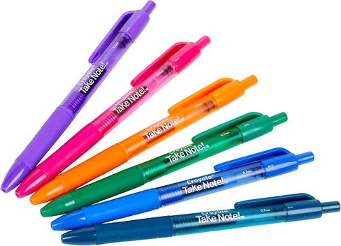 Crayola Washable Gel Pens In Jewel Tones, Office & School Supplies, 1.0Mm Medium Pt., 6 Count in Saudi Arabia