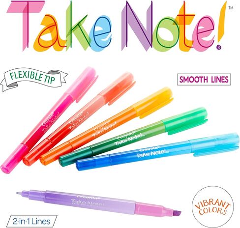 Crayola Washable Gel Pens In Jewel Tones, Office & School Supplies, 1.0Mm Medium Pt., 6 Count in Saudi Arabia