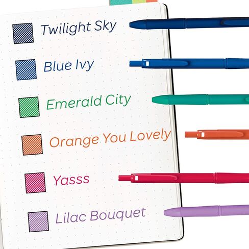 Crayola Washable Gel Pens In Jewel Tones, Office & School Supplies, 1.0Mm Medium Pt., 6 Count in Saudi Arabia