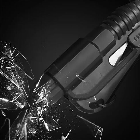 8 PCS Car Window Breaker Tool Keychain,3-in-1 Glass Breaker and Seatbelt Cutter & Survival Whistle, Emergency Keychain Car Escape Tool Applicable to All Cars, Car Accessories in Kuwait