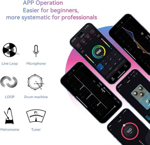 لاقط جيتار لاسلكي مزدوج G0 Pro لاقط جيتار صوتي لاقط رنين لاسلكي مع FST3.0 تهتز بنية i-MX Preamp الرقمية مع صوت HIFI، نظام EQ in Kuwait