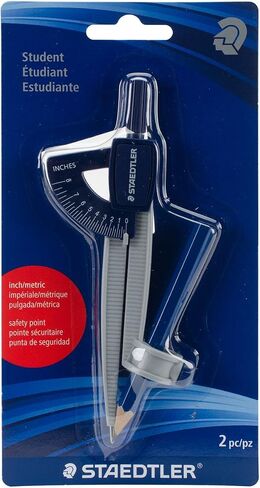 Staedtler Student Pencil Geometrical Compass, Blue in Saudi Arabia