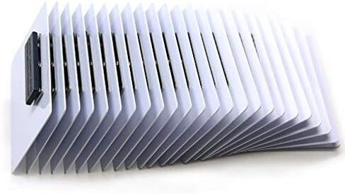 Great DIY Kit for 24 Sets of Magnetic Name Badges, Including 24 Premium PVC Cards, Badge Magnets & Transparent Laser Printable Stickers - Making 24 Professional Name Tags for Office or Family Events in Saudi Arabia