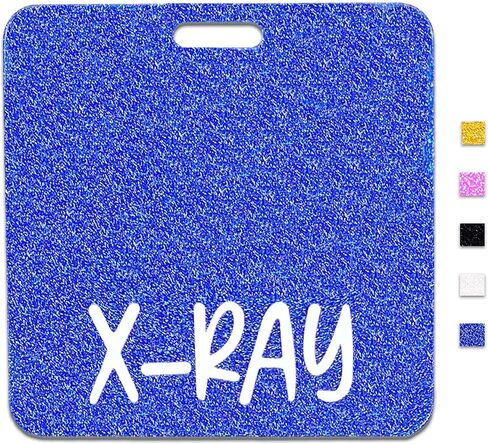 X-Ray Badge Buddy Silver Radiology شارة بطاقة أخصائي الأشعة الأفقية بريق بطاقات التمريض لشارات الأصدقاء المسجلين ممرضة الطالب هوية العلامات الملحقات المكتب الطبي in Kuwait
