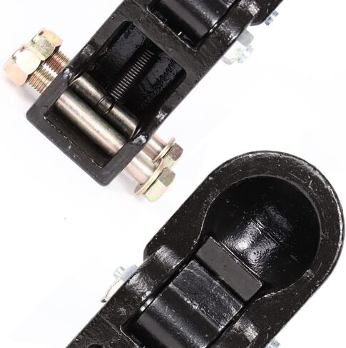 Flat Mount Trailer Coupler 2-5/16" Hitch Ball, 14,000 lbs Capacity, 4-Hole 4-1/2" Square Mounting Pattern, Heavy Duty Q235 Steel, Black Finish in Saudi Arabia