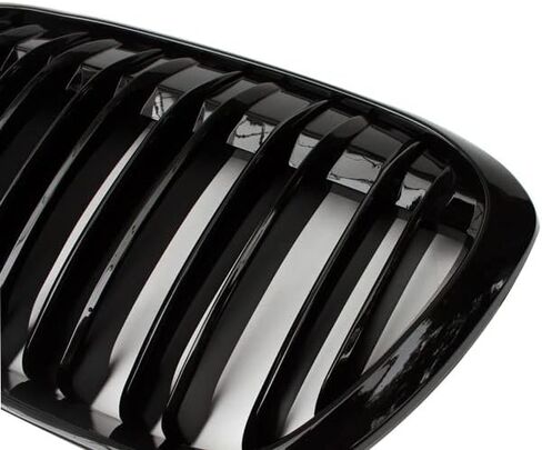 شبكة F48، شواية الكلى الأمامية بديل مثالي من صانع المعدات الأصلية لسيارة BMW X1 F48 2016-2019 (مجموعة شرائح مزدوجة باللون الأسود اللامع مكونة من قطعتين) in Saudi Arabia