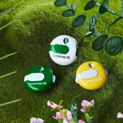 Frienda 3 Pcs Golf Counter Mini Golf Score Counter up to 12 Shot Golf Stroke Counter Golf Counter Clicker, with Touch Reset, Clip Attachment to Scorekeeper Glove, for Women Men Scoring Keeper, 1.2 in in Saudi Arabia