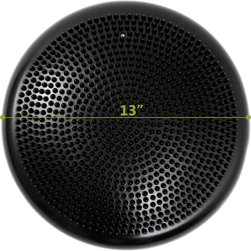 Trademark Innovations PVC Fitness and Balance Disc - 13-Inch Diameter (Black) in Saudi Arabia