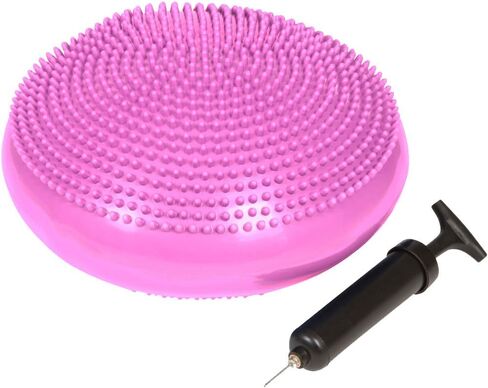 Trademark Innovations PVC Fitness and Balance Disc - 13-Inch Diameter (Black) in Saudi Arabia