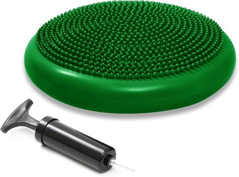 Trademark Innovations PVC Fitness and Balance Disc - 13-Inch Diameter (Black) in Saudi Arabia