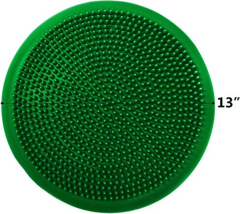 Trademark Innovations PVC Fitness and Balance Disc - 13-Inch Diameter (Black) in Saudi Arabia