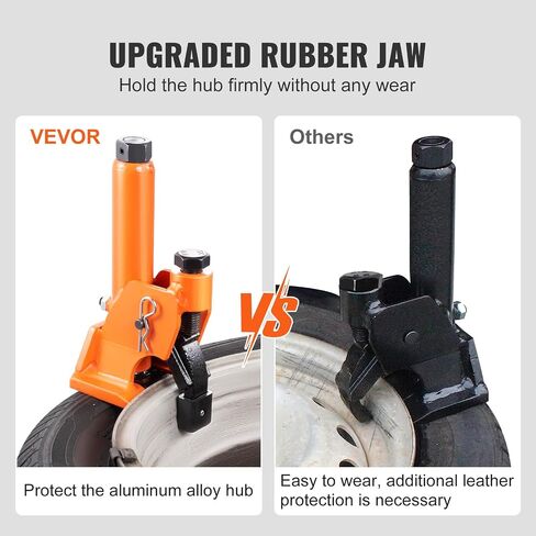 Manual Tire Bead Breaker, 38"-42" Tires Changer Tool with Rubber Pad, Protect Aluminum Alloy Hubs, Easy-Operated Tire Repair Tool for ATVs/UTVs, Tractors, Trucks, Cars, Heavy Duty Tires in Kuwait