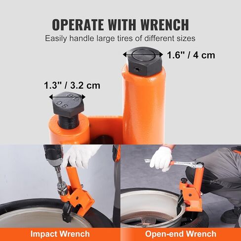 Manual Tire Bead Breaker, 38"-42" Tires Changer Tool with Rubber Pad, Protect Aluminum Alloy Hubs, Easy-Operated Tire Repair Tool for ATVs/UTVs, Tractors, Trucks, Cars, Heavy Duty Tires in Kuwait