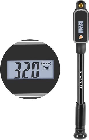 Bike Bicycle High Pressure Shock Pump 320 PSI Max Fork & Rear Air Suspension with Digital Gauge, Bike Pump Portable Great for Mountain Bike MTB Fork in Kuwait