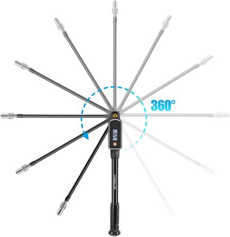Bike Bicycle High Pressure Shock Pump 320 PSI Max Fork & Rear Air Suspension with Digital Gauge, Bike Pump Portable Great for Mountain Bike MTB Fork in Kuwait