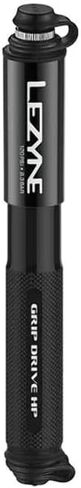 مضخة يدوية للدراجة HP Grip Drive من Lezyne، ظرف قلاب ABS، 120 رطل لكل بوصة مربعة، الطريق، دراجة الحصى، صمام بريستا وشرايدر، الضغط العالي in Saudi Arabia