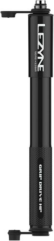 مضخة يدوية للدراجة HP Grip Drive من Lezyne، ظرف قلاب ABS، 120 رطل لكل بوصة مربعة، الطريق، دراجة الحصى، صمام بريستا وشرايدر، الضغط العالي in Saudi Arabia