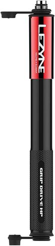 مضخة يدوية للدراجة HP Grip Drive من Lezyne، ظرف قلاب ABS، 120 رطل لكل بوصة مربعة، الطريق، دراجة الحصى، صمام بريستا وشرايدر، الضغط العالي in Saudi Arabia