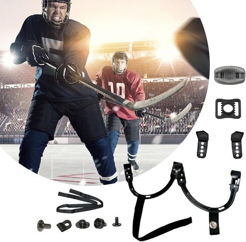 56Pcs Football Helmet Repair Kit, Hockey Helmet Replacement Parts Including Helmet Replacement Chin Strap R Shape Football Visor Clips Chin Strap Adapter for Hockey, Baseball, Softball Helm in Saudi Arabia