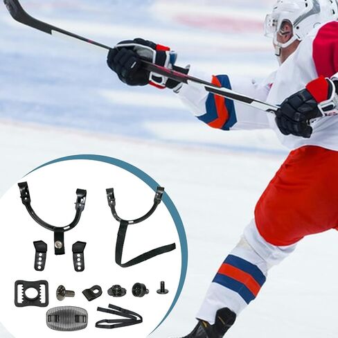 56Pcs Football Helmet Repair Kit, Hockey Helmet Replacement Parts Including Helmet Replacement Chin Strap R Shape Football Visor Clips Chin Strap Adapter for Hockey, Baseball, Softball Helm in Saudi Arabia
