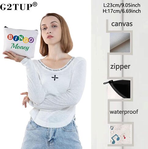 G2TUP مضحك البنغو لعبة عاشق هدية البنغو المال سستة حقيبة كازينو القمار البنغو الهدايا حقيبة أدوات الزينة (البنغو المال حقيبة سوداء) in Saudi Arabia