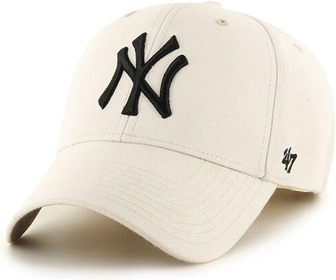 '47 New York Yankees MVP Hat Baseball Cap - Natural Natural, Black One Size in Kuwait