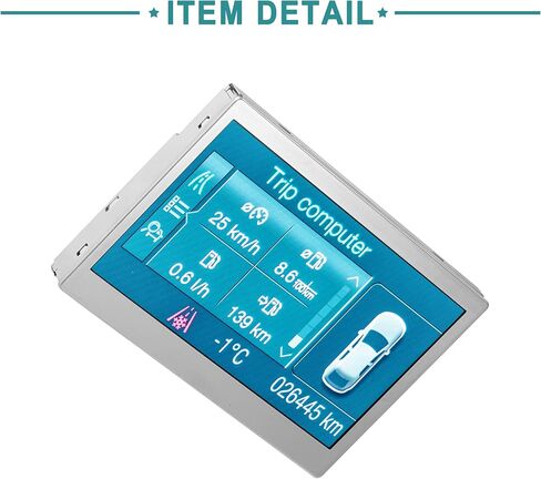ACROPIX 150MPH عداد السرعة أداة العنقودية عرض شاشة LCD شاشة ملونة مناسبة لفورد إسكيب حزمة من 1 لهجة فضية in Saudi Arabia