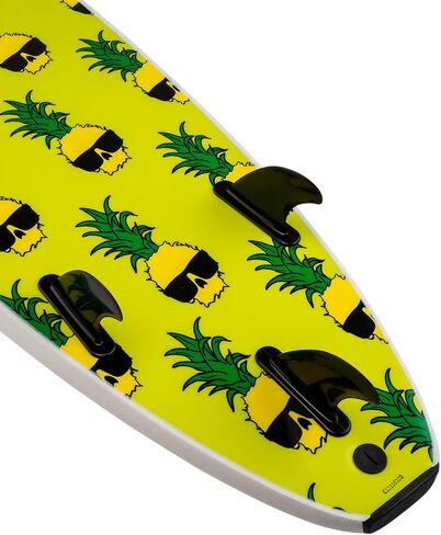 لوح التزلج Wave Bandit Ben Gravy Pro EZ Rider، أبيض، 8'0 (WB80) in Kuwait