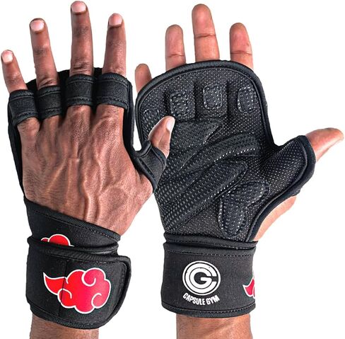 Anime Ventilated Weightlifting Workout Gloves with Wrist Support for Men and Women | Ideal for Weightlifting, Gym Workout, Pull Ups, Cross Training & More in Kuwait