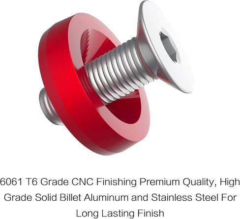 M6x20mm CNC الخام الألومنيوم الحاجز الوفير غسالة الترباس محرك خليج اللباس السحابة كيت للسيارات السيارات تجديد 30 قطعة in Kuwait