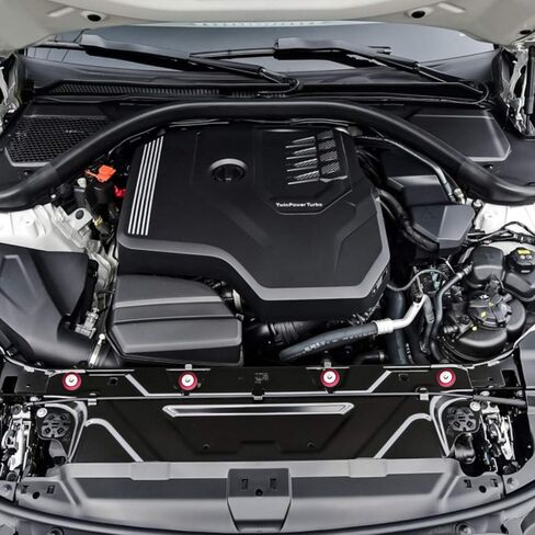 M6x20mm CNC الخام الألومنيوم الحاجز الوفير غسالة الترباس محرك خليج اللباس السحابة كيت للسيارات السيارات تجديد 30 قطعة in Kuwait