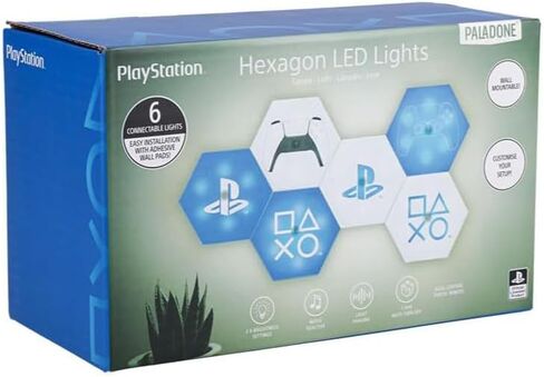 Paladone Minecraft Officially Licensed LED Hexagon Block Light Customizable Iconic Gamer Decor for Boys Room, Wall Mounting Remote or Touch Control Gaming Accessory Gift - Creeper, TNT and Steve in Saudi Arabia