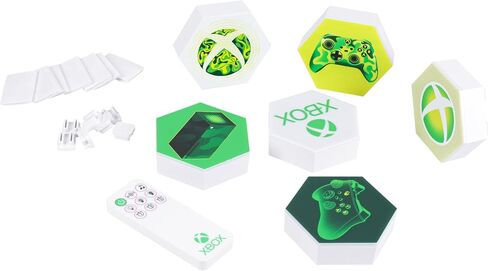 Paladone Minecraft Officially Licensed LED Hexagon Block Light Customizable Iconic Gamer Decor for Boys Room, Wall Mounting Remote or Touch Control Gaming Accessory Gift - Creeper, TNT and Steve in Saudi Arabia