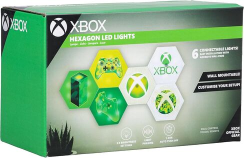 Paladone Minecraft Officially Licensed LED Hexagon Block Light Customizable Iconic Gamer Decor for Boys Room, Wall Mounting Remote or Touch Control Gaming Accessory Gift - Creeper, TNT and Steve in Saudi Arabia