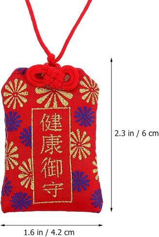 ديكور ياباني تميمة الحظ سحر Omamori الياباني قطعة واحدة من كيس Omamori الياباني تميمة الحظ سحر سحر Omamori الياباني للصحة تميمة سحر ياباني قلادة قلادة ديكور المنزل in Saudi Arabia